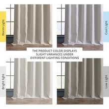 Load image into Gallery viewer, HPD Half Price Drapes Faux Linen Room Darkening Curtains - 120 Inches Long Luxury Linen Curtains for Bedroom & Living Room (1 Panel), 50W X 120L, Birch