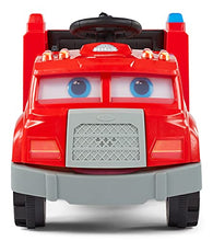 Load image into Gallery viewer, Kid Trax Real Rigs Toddler Fire Truck Interactive Ride On Toy, Kids Ages 1.5-4 Years, 6 Volt Battery and Charger, Sound Effects, Red