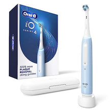 Load image into Gallery viewer, Oral-B iO Series 4 Electric Toothbrush with (1) Brush Head, Rechargeable, Icy Blue