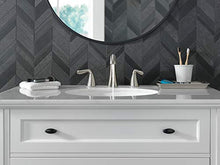 Load image into Gallery viewer, Delta Faucet Arvo Widespread Bathroom Faucet Brushed Nickel, Bathroom Faucet 3 Hole, Bathroom Sink Faucet, Drain Assembly, SpotShield Stainless 35840LF-SP