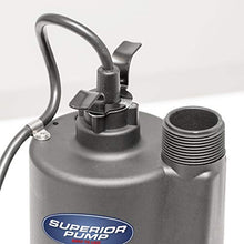 Load image into Gallery viewer, Superior Pump 91250 1/4 HP Thermoplastic Submersible Utility Pump with 10-Foot Cord