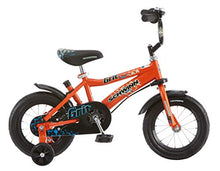 Load image into Gallery viewer, Schwinn Grit Steerable Kids Bike, Boys Beginner Bicycle, 12-Inch Wheels, Training Wheels, Easily Removed Parent Push Handle with Water Bottle Holder, Orange/Black