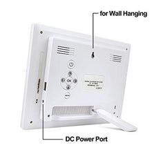 Load image into Gallery viewer, 【Upgraded】 Digital Calendar Alarm Day Clock - with 8" Large Screen Display, am pm, 5 Alarm, for Extra Large Impaired Vision People, The Aged Seniors, The Dementia, for Desk, Wall Mounted, White