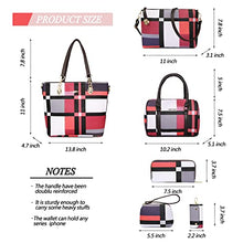 Load image into Gallery viewer, 2E-youth Designer Purses and Handbags for Women Satchel Shoulder Bag Tote Top Handle Bag (2D-gezi6-red)