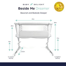 Load image into Gallery viewer, Baby Delight Beside Me Dreamer Bassinet & Bedside Sleeper | Driftwood Grey, Driftwood Grey