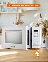 Load image into Gallery viewer, COMMERCIAL CHEF 0.7 Cu Ft Microwave with 10 Power Levels, 700W Microwave with Digital Display, Countertop Microwave with Child Safety Door Lock, Programmable with Push Button, White