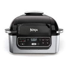 Load image into Gallery viewer, Ninja AG301 Foodi 5-in-1 Indoor Grill with Air Fry, Roast, Bake & Dehydrate, Black/Silver