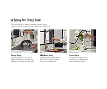 Load image into Gallery viewer, KOHLER 596-VS Simplice Pull Down Kitchen Faucet, High Arch, Vibrant Stainless