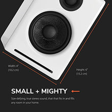 Load image into Gallery viewer, Audioengine A2+ Plus Wireless Speaker Bluetooth | Desktop Monitor Speakers | Home Music System aptX Bluetooth, 60W Powered Bookshelf Stereo Speakers | AUX Audio, USB, RCA Inputs,16-bit DAC (White)