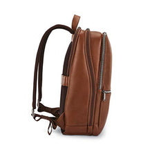 Load image into Gallery viewer, Samsonite Classic Leather Slim Backpack, Cognac, One Size