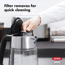Load image into Gallery viewer, OXO BREW Cordless Glass Electric Kettle, Clear, 175 L
