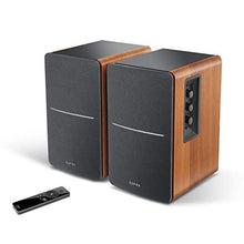 Load image into Gallery viewer, Edifier R1280Ts Powered Bookshelf Speakers - 2.0 Stereo Active Near Field Monitors - Studio Monitor Speaker - 42 Watts RMS with Subwoofer Line Out - Wooden Enclosure