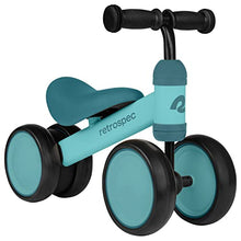 Load image into Gallery viewer, Retrospec Cricket Baby Walker Balance Bike with 4 Wheels for Ages 12-24 Months - Toddler Bicycle Toy for 1 Year Old’s - Ride On Toys for Boys and Girls - One Size