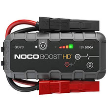 Load image into Gallery viewer, NOCO Boost HD GB70 2000 Amp 12-Volt UltraSafe Lithium Jump Starter Box, Car Battery Booster Pack, Portable Power Bank Charger, and Jumper Cables for Up to 8-Liter Gasoline and 6-Liter Diesel Engines