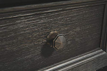 Load image into Gallery viewer, Signature Design by Ashley Tyler Creek Rustic End Table with Storage Drawer and Fixed Shelf, Brown & Black