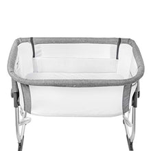Load image into Gallery viewer, Baby Delight Beside Me Dreamer Bassinet & Bedside Sleeper, Charcoal Tweed