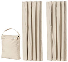 Load image into Gallery viewer, Amazon Basics Portable Window Blackout Curtain Shade with Suction Cups for Travel - 50" x 78", Beige - 2-Pack