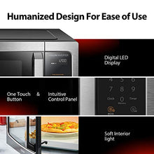 Load image into Gallery viewer, Toshiba ML-EM45PIT(SS) Microwave Oven with Origin Inverter Technology, LCD Display and Smart Sensor, 1.6 Cu.ft, Stainless Steel