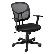 Load image into Gallery viewer, Amazon Basics Mesh, Mid-Back, Adjustable, Swivel Office Desk Chair with Armrests, Black