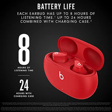Load image into Gallery viewer, Beats Studio Buds – True Wireless Noise Cancelling Earbuds – Compatible with Apple & Android, Built-in Microphone, IPX4 Rating, Sweat Resistant Earphones, Class 1 Bluetooth Headphones - Red