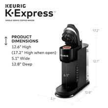 Load image into Gallery viewer, Keurig K-Express Coffee Maker, Single Serve K-Cup Pod Coffee Brewer, Black