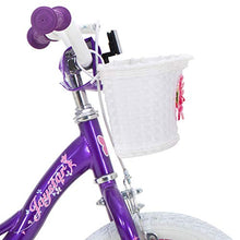 Load image into Gallery viewer, JOYSTAR 14 Inch Kids Bike for Ages 3 4 5 Years Girls, Toddler Bike with Training Wheels & Handbrake for 3-5 Years Old Child, Purple