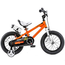 Load image into Gallery viewer, Royalbaby Kids Bikes 12" 14" 16" 18" Avaliable, BMX Freestyle Bikes, Boys Bikes, Girls Bikes, Best Gifts for Kids. (Orange, 12 inch)