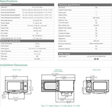 Load image into Gallery viewer, Midea Equipment 1025F0A Stainless Steel Countertop Commercial Microwave Oven, 1000W