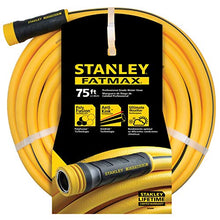 Load image into Gallery viewer, Stanley Garden BDS6651 Fatmax Professional Grade Water Hose, 75' x 5/8", 75ft, Yellow, 500 Psi
