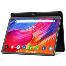 Load image into Gallery viewer, Tablet 10 inch Android 10 Tablet 2021 Latest Update Octa-Core Processor with 32GB Storage, Dual 13MP+5MP Camera, WiFi, Bluetooth, GPS, 128GB Expand Support, IPS Full HD Display (Black)