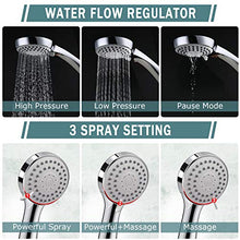 Load image into Gallery viewer, Filtered Shower Head, High Pressure Rainfall Shower Head/Handheld Shower Filter Combo, Luxury Modern Chrome Plated with 60'' Hose Anti-leak with Holder