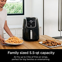 Load image into Gallery viewer, Ninja AF161 Max XL Air Fryer that Cooks, Crisps, Roasts, Bakes, Reheats and Dehydrates, with 5.5 Quart Capacity, and a High Gloss Finish, Grey