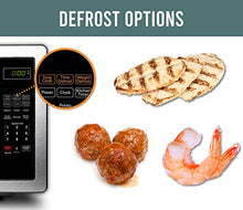 Load image into Gallery viewer, Farberware 1.1 Cu. Ft. Stainless Steel Countertop Microwave Oven with 6 Cooking Programs, LED Lighting, 1000 Watts