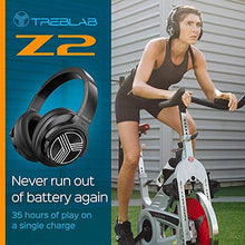 Load image into Gallery viewer, TREBLAB Z2 | Over Ear Workout Headphones with Microphone | Bluetooth 5.0, Active Noise Cancelling (ANC) | Up to 35H Battery Life | Wireless Headphones for Sport, Workout, Running, Gym