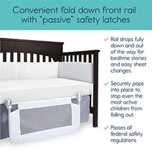 Load image into Gallery viewer, hiccapop Convertible Crib Bed Rail for Toddlers | Crib Rail Guard, Toddler Bed Rail for Crib | Baby Bed Rail Guard with Reinforced Anchor Safety