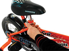 Load image into Gallery viewer, Schwinn Grit Steerable Kids Bike, Boys Beginner Bicycle, 12-Inch Wheels, Training Wheels, Easily Removed Parent Push Handle with Water Bottle Holder, Orange/Black