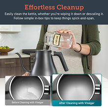 Load image into Gallery viewer, COSORI Electric Gooseneck Kettle with 5 Variable Presets, Pour Over Kettle & Coffee Kettle, 100% Stainless Steel Inner Lid & Bottom, 1200 Watt Quick Heating, 0.8L, Matte Black