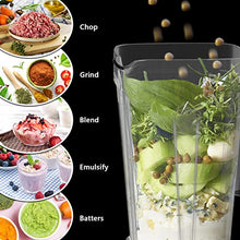 Load image into Gallery viewer, OMMO Blender 1800PW, Professional High Speed Countertop Blender with Durable Stainless Steel Blades, 60oz BPA Free Blender for Shakes and Smoothies, Nuts, Ice and Fruits, Dishwasher Safe