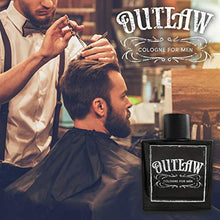 Load image into Gallery viewer, Outlaw Men’s Cologne by Tru Western - Refreshing Bergamot, Lavender and Fir Balsam for a Sensual Aroma - 3.4 oz