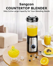 Load image into Gallery viewer, Sangcon 5 in 1 Blender and Food Processor Combo for Kitchen, Small Electric Food Chopper for Meat and Vegetable, 350W High Speed Blenders with 2 Speeds and Pulse for Smoothies and Shakes