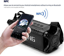 Load image into Gallery viewer, W-KING Bluetooth Speaker, 50W IPX6 Waterproof Loud Speakers Bluetooth Wireless, Large Outdoor Portable Bluetooth Speakers with Subwoofer for Deep Bass/Bluetooth 5.0/Power Bank/40H Play/TF/AUX/NFC/EQ