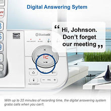 Load image into Gallery viewer, VTech VS112-27 DECT 6.0 Bluetooth 2 Handset Cordless Phone for Home with Answering Machine, Call Blocking, Caller ID, Intercom and Connect to Cell (Silver & White)