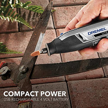 Load image into Gallery viewer, Dremel Lite 7760 N/10 4V Li-Ion Cordless Rotary Tool Variable Speed Multi-Purpose Rotary Tool Kit, USB Charging, Easy Accessory Changes - Perfect For Light-Duty DIY & Crafting