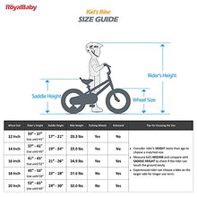 Load image into Gallery viewer, RoyalBaby Kids Bike Boys Girls Freestyle BMX Bicycle with Training Wheels Gifts for Children Bikes 12 Inch Blue