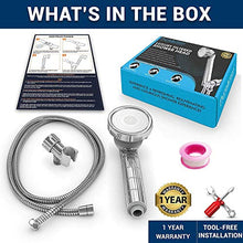 Load image into Gallery viewer, PureAction Luxury Filtered Shower Head with Handheld Hose - Hard Water Softener High Pressure & Water Saving Showerhead Filter - Removes Chlorine & Flouride For Dry Skin & Hair - SPA Showerhead Filter