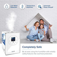 Load image into Gallery viewer, LEVOIT Humidifiers for Bedroom Large Room 6L Warm and Cool Mist for Families Plants with Built-in Humidity Sensor, Essential Oil, Air Vaporizer with Remote Control, Timer Setting, White