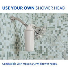 Load image into Gallery viewer, Aquasana AQ-4100NSH Deluxe Shower Water Filter System for use with Existing Shower Head , White