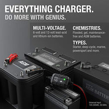 Load image into Gallery viewer, NOCO GENIUS2, 2-Amp Fully-Automatic Smart Charger, 6V and 12V Portable Battery Charger, Battery Maintainer, Trickle Charger, and Battery Desulfator with Temperature Compensation