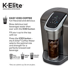 Load image into Gallery viewer, Keurig K-Elite Coffee Maker, Single Serve K-Cup Pod Coffee Brewer, With Iced Coffee Capability, Brushed Slate