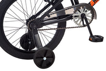 Load image into Gallery viewer, Mongoose Switch BMX Bike for Kids, 18-Inch Wheels, Includes Removable Training Wheels , Black